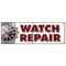 Signmission WATCH REPAIR BANNER SIGN batteries batterys jewelry gems bands appraisals B-72 Watch Repair - alternate 1